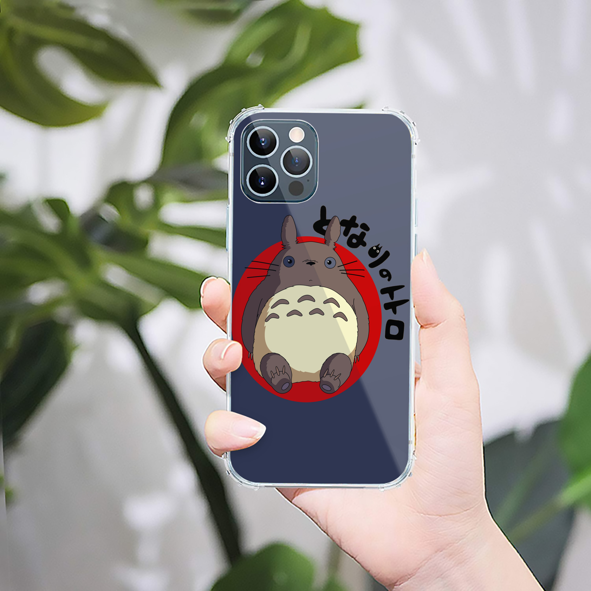 （画像用） となりのトトロ 草壁メイ 草壁サツキ My Neighbor Totoro Satsuki Kusakabe Mei Kusakabe 【iPhone 12シリーズ対応】透明スマホケース（クリアソフトケース）